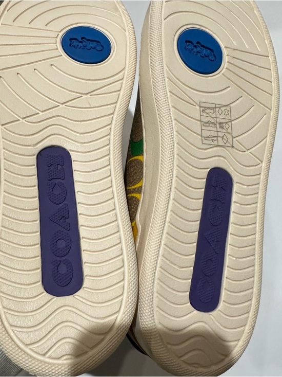 Coach Clip Low Top Sneaker in Rainbow Signature Canvas main image 10